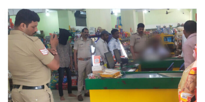 BC Road Lavanya murder case accused Chethan face covered in black cloth Uppinangady spot inspection by police