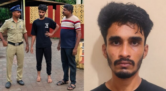 Belthangady police seize MDMA ganja worth 15 lakh rupees arrest accused Ansar Duvai flight candidate