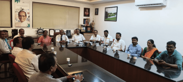 Subrahmanya PHC 24 7 doctor recruitment committee meets Dr KV Chidananda MLA Bhagirathi Murulya